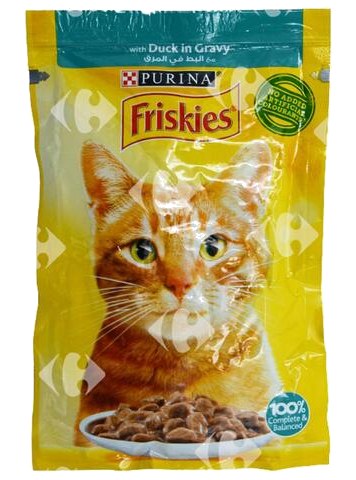 Pâtée Effilé pour Chats Canard Friskies 85g