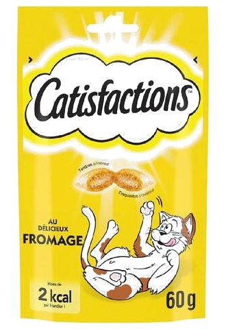 Friandises au Fromage pour Chats Catisfactions 60g