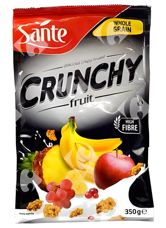 Muesli Mélange Fruits Crunchy Sante 350 g