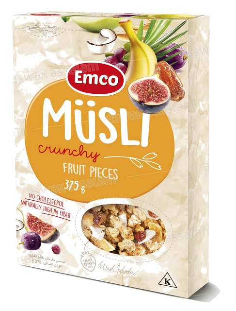 Muesli Croustillant Chocolat Noisette Muesli Emco 375g