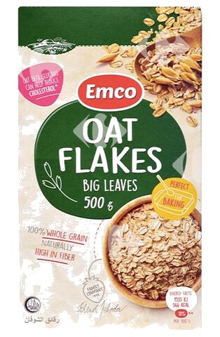 Flocons d'Avoine Grandes Feuilles Emco 500 g