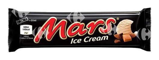 Barre Glacée Mars 51ml