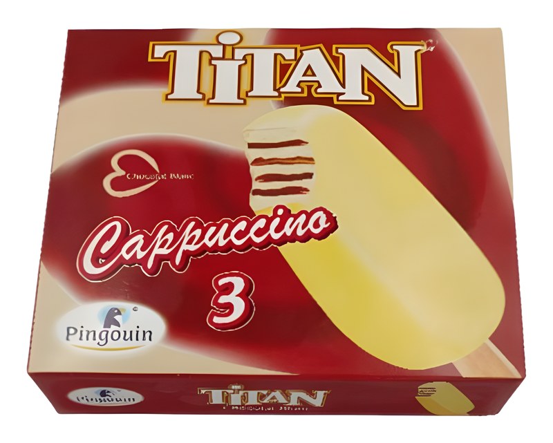 Bâtonnet de Glace Capuccino Titan 3x110 ml