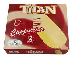 Bâtonnet de Glace Capuccino Titan 3x110 ml